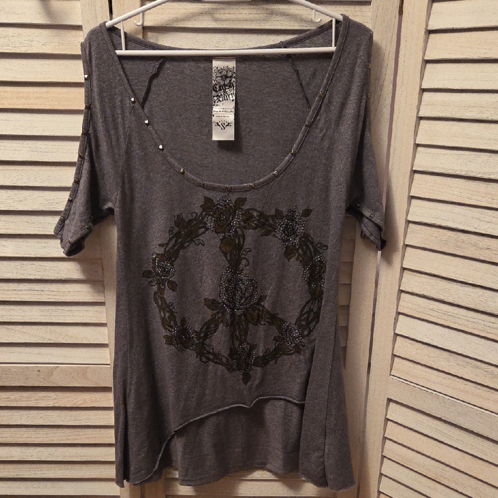 Crash & Burn Charcoal Graphic Tee